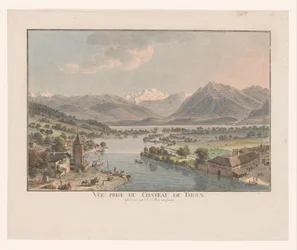 View of Lake Thun from Thun Castle