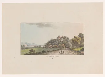 View of Chateau de Cerlier in Erlach (Views of Switzerland series)