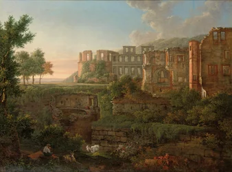Capriccio View of the Ruins of Heidelberg Castle