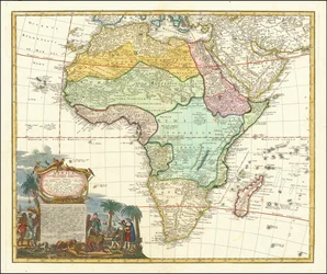 1737 map of Africa