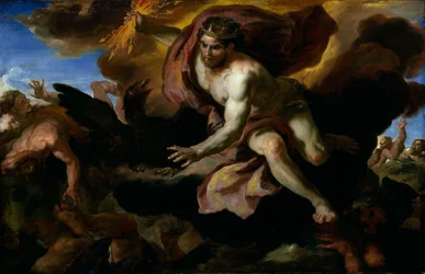 Jove casts his Thunderbolts at the Rebellious Giants, c.1690-95