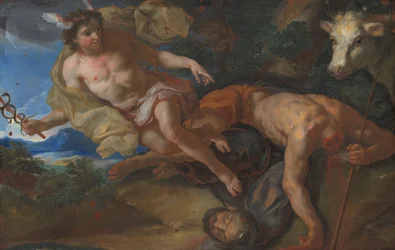 Mercury Rescues the Disguised Io After Beheading Argus