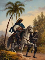 Captain of the Forest with a Prisoner, 1827-35