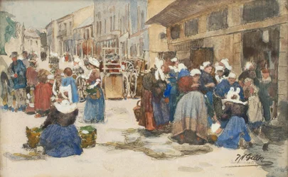 Market in Concarneau