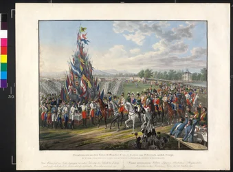 Military festival in the Prater 1814