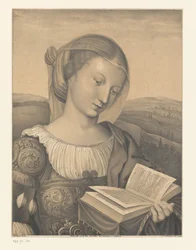 Saint Catherine with Book