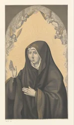 Mary as Mater Dolorosa (series title: Works from the Collection of the Boisserée Brothers)