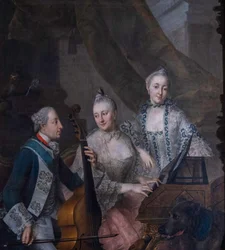 Elector Maximilian III Joseph with his Wife and Sister