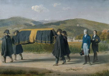 Emperor Franz I of Austria Follows the Coffin of a Poor Man
