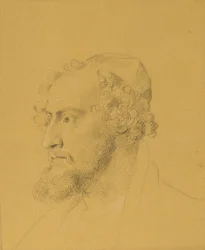 Head Study of a Bearded Man