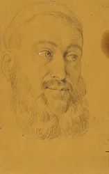 Portrait Study of Rudolf von Habsburg and the Priest
