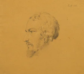 Study of a Bearded Man
