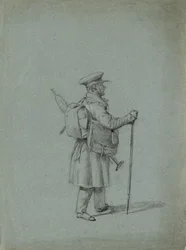 Study of a Traveling Painter