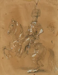 Theodor Aron de Bistra on Horseback