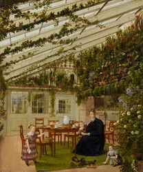 The Family of Mr. Westfal in the Conservatory, 1836