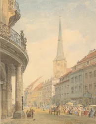View of Berlin with the Ephraim Palais at Left