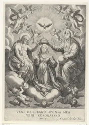 Coronation of Mary with Choirs of Angels