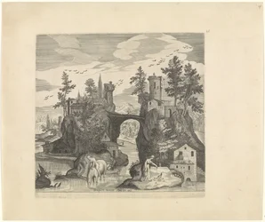 Landscape with Two Islands (series title)