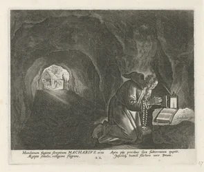 Macarius of Egypt as a Hermit