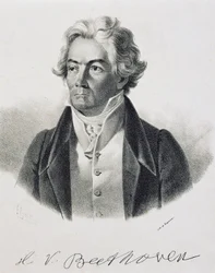 Portrait of Ludwig van Beethoven