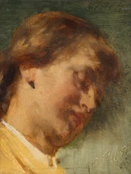 Head of a Sleeping Girl