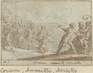 Corisca, Amarilli and Mirtillo, 1640