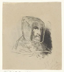 Man with a Hood and a Beard