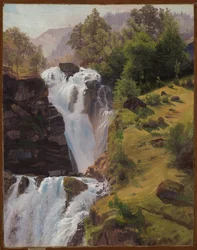 The Reichenbach Falls near Meiringen