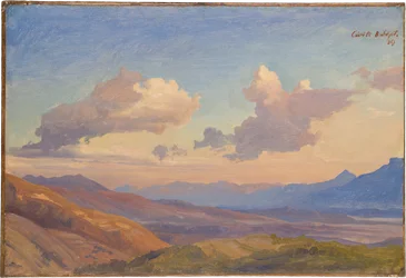 Landscape in the Sabine Mountains