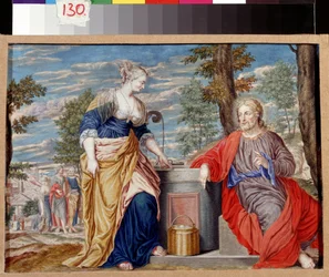 Christ and Samaritan Woman at Jacob
