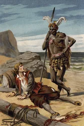 Illustration for The Flying Dutchman, or Der Fliegende Hollander