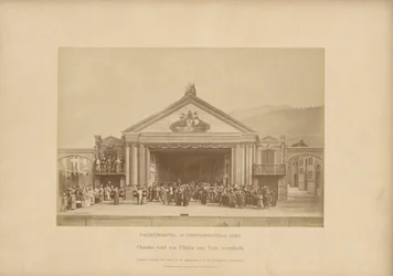 Passion Play of Ober-Ammergau - Christ is Condemned to Death by Pilate