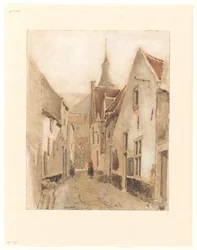 View from the Ridderstraat into the Kerksteeg, Hattem