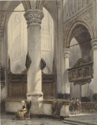 Interior of the Nieuwe Kerk in Delft