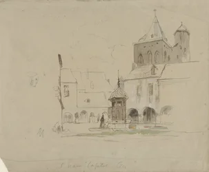 Study of the Square at S. Maria im Kapitol in Cologne