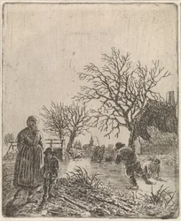 Landscape with Skaters