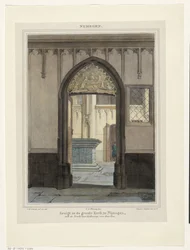View of Tomb in Stevenskerk in Nijmegen