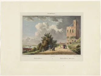 View of the Belvedere in Nijmegen