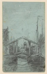 View of Dordrecht with Drawbridge