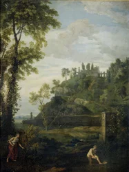 Arcadian Landscape with Salmacis and Hermaphroditus