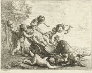 Putti with Goat Cart