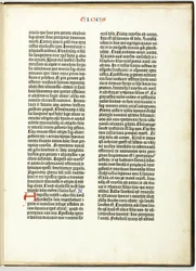 Gutenberg Bible Leaf