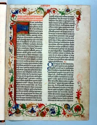 Page from a Gutenberg Bible