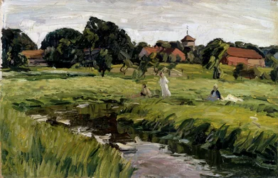 Children at a Creek