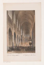 Interior of the Onze Lieve Vrouwe Church in Amsterdam