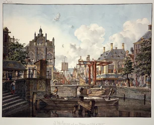 Town View with Drawbridge