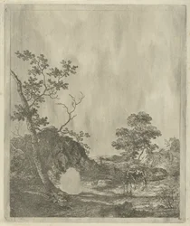 Landscape with Cattle in River