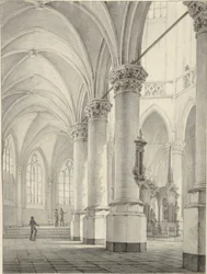Interior of the Nieuwe Kerk in Delft