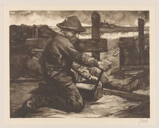 Worker with Wrench