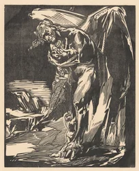 Satan with Figures in His Arms